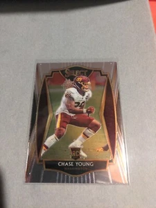 2020 SELECT FOOTBALL PREMIER LEVEL ROOKIE CARD CHASE YOUNG  - Picture 1 of 5