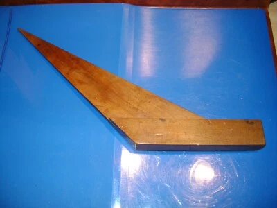 OUTIL ANCIEN, Grande Equerre d'onglet 45°  ,Ebéniste, Menuisier , 30x 20 cm - Photo 1/4