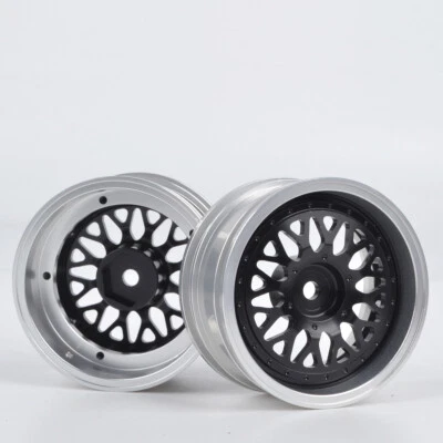 Aluminum Mesh Wheels (2Pcs) for Tamiya TT-02SRX/TT02/TA02/TA03/TL01/XV-02PRO Rim - Image 1 of 4