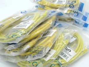 C2G 27253 7ft CAT5e Shielded (STP) Patch Cable , Yellow, 33pc - Picture 1 of 4