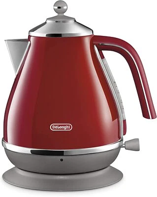 Hervidor eléctrico DeLonghi KBOC1200J-R Icona Capitals Tokio rojo Japón nacional nuevo Foto 1 de 4