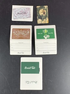 Lote de 5 tarjetas de regalo vintage de MARSHALL FIELD'S (SIN VALOR) coleccionables - Imagen 1 de 5