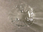 Fostoria Baroque Clear Vintage 3-Toed Footed 7" Bon Bon Bowl / Candy Dish