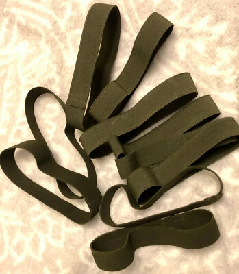 50 Stück Bundeswehr Hosengummi Beingummi Hosen Fahrrad Gummi Stiefelgummi BW NVA - Bild 1 von 3