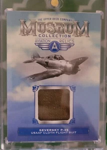 2019 UD Goodwin Champions: Museum Collection Seversky P-35 USAAF Flight Suit - Picture 1 of 2