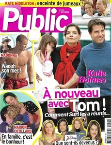 PUBLIC n°491 07/12/2012 Katie Holmes & Cruise/ Marion Cotillard/ Kate Middleton - Imagen 1 de 1