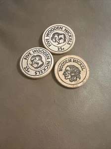 Vintage Wooden Nickels Miscellanous - Picture 1 of 2