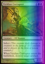 Magic the Gathering MTG Viridian Corrupter (94) Mirrodin Besieged   LP FOIL