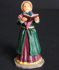 Lemax Christmas Village Town Caroler Woman 92313 Singing Carols Caroling - Picture 1 of 8