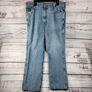 Cinch Green Label Jeans Men's 38x32 976 Original Fit Light Wash Western Denim US - Picture 1 of 10