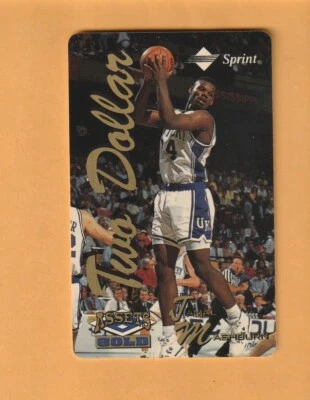 Tarjetas telefónicas de activos Jamal Mashburn Kentucky Wildcats 1994-95 $2 #34 4L Foto 1 de 2