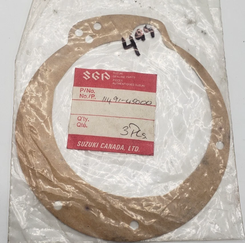 JUNTA DE INTERRUPTOR DE CONTACTO ORIGINAL OEM SUZUKI GS1000 GS750 GS850 11491-45000 Foto 1 de 1