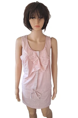 LA REDOUTE PINK SUMMER SLEEVELESS TOP BUTTERFLY DESIGN SIZE 14/16 £8.99 - Image 1 of 4