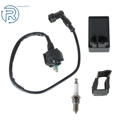For Honda CRF100F CRF80F XR80R XR100R 1992-2013 CDI Box Ignition Coil Spark Plug - Image 1 of 4