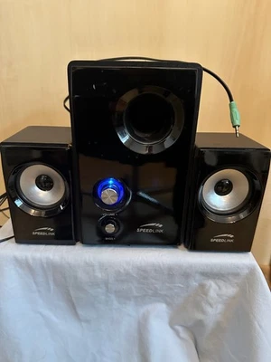 Speedlink Vivo 2.1 Subwoofer System Computer Speakers PC - Image 1 of 4