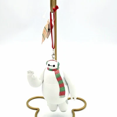 2020 Disney Parks Big Hero 6 Baymax Glitter Scarf Christmas Ornament New w/ Tag - Image 1 of 4