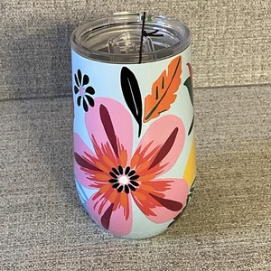 New Kate Spade Floral New York Stainless Steel Tumbler Insulated 16oz. Wine NWT - Picture 1 of 14