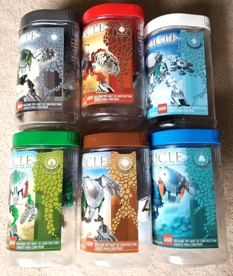 LEGO Bionicle Bohrok-Kal Complete 8573 8574 8575 8576 8577 8578 Swarm Krana Cans - Image 1 of 4