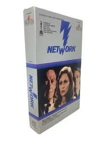 Vintage Network Big Box VHS Faye Dunaway William Holden Robert Duvall MGM - Picture 1 of 6