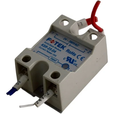 Módulo de relé de estado sólido Fotek KSR-25DA 25A control de CC carga de CA  Foto 1 de 4