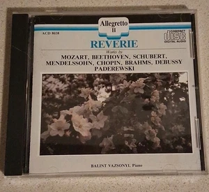 Reverie: Works by Mozart, Beethoven, Schubert, Debussy, Chopin, Brahms & More CD - Picture 1 of 3