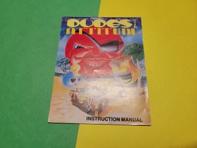 Dudes With Attitude (NES, 1990) Manual Only 