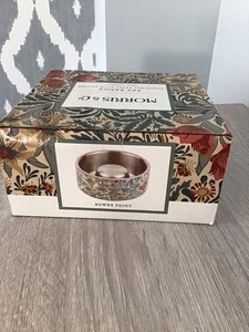 Morris & Co Dog Double Walled Slow Feeder Bower Print Brand New - Picture 1 of 5