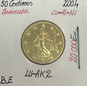 50 CENTIMES D'EURO - SEMEUSE (20 000 Ex) FRANCE 2004 // Qualité : BELLE EPREUVE - Picture 1 of 1