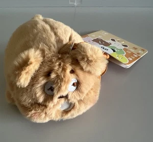 Neu mit Etikett Braunbär Anhänger Schlüsselanhänger Mini Plüsch 4 Zoll weich Japan Kawaii süße Glocke - Bild 1 von 9