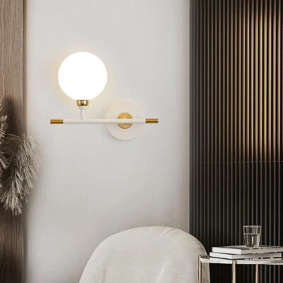 Glass Wall Lighting Indoor Home Wall Lamp Bedroom Wall Light Hallway Wall Sconce - Image 1 of 4