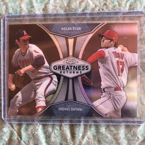 2019 Topps Chrome Shohei Ohtani/Nolan Ryan Greatness Returns #GRE-3 Insert π₯ - Picture 1 of 7