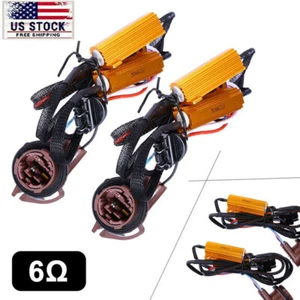 3157 LED Turn Signal 50W Load Resistor Adapter Anti Hyper Flash Error Canceler - Picture 1 of 9