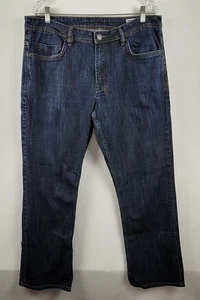 Buffalo Jeans Men's 36 X 29 Blue Dark Wash Relaxed Straight Driven-X - Picture 1 of 8