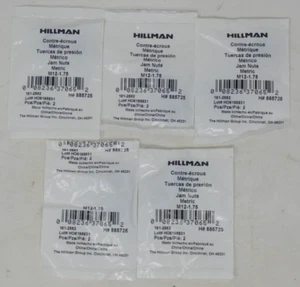 5 confezioni di Hillman Jam Nuts m12-1.75 885725 - 10 dadi - Foto 1 di 3