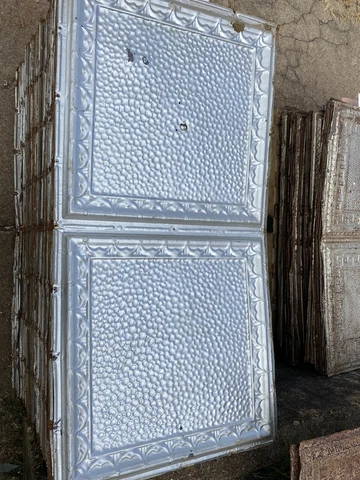ANTIQUE METAL TIN CEILING TILE 48" X 24" (B2C) Cover