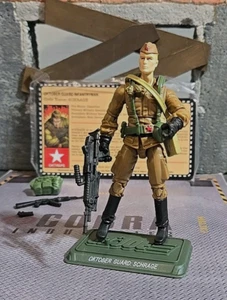 GI JOE ~ SCHRAGE 2012 ~ 100% COMPLETO Y TARJETA ~ OKTOBER GUARD JOECON - Imagen 1 de 5