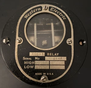 Vintage Old WESTERN ELECTRIC 260 AE RELAY Made In USA - Picture 1 of 3