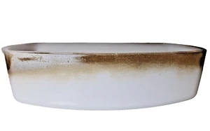 Federal Glass Mesa Moss Loaf Pan 9 5/8" Oblong Rectangle Mid Century Vintage 50s - Picture 1 of 12