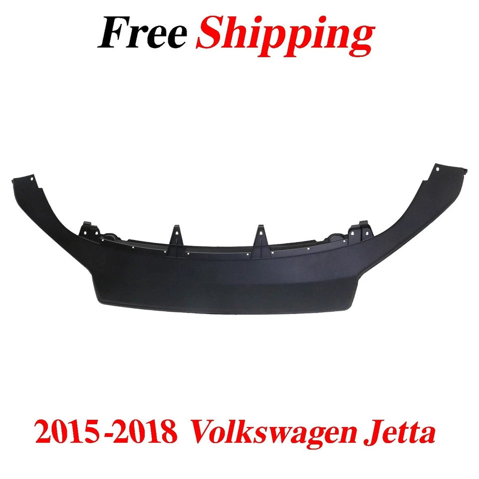 For 2015-2018 Volkswagen Jetta Air Dam Deflector Lower Valance Apron Front Black Foto 1 de 4