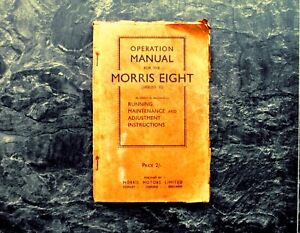 Morris Eight (Series II) Operation Manual