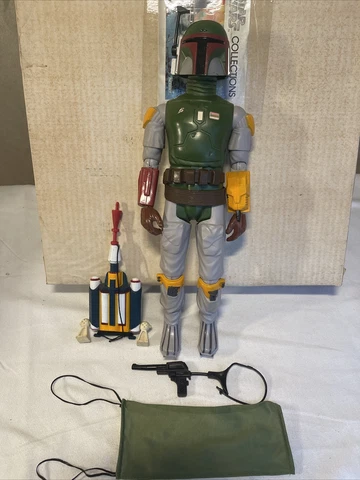 1979 Vintage Kenner Star Wars Boba Fett Figure 12 Inch Jet pack/ Blaster/ Cape Cover