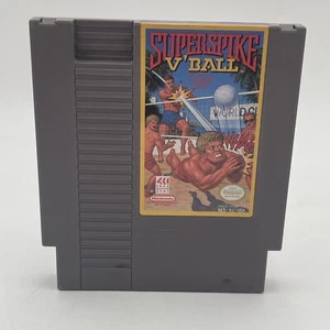 Superspike V'Ball - Nintendo NES Game Authentic CLEANED TESTED - Picture 1 of 4