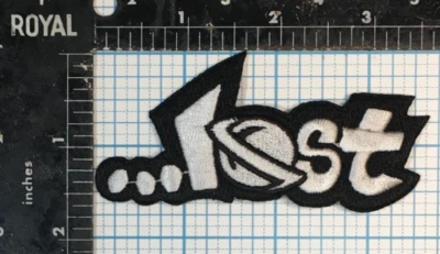 VINTAGE LOST SURFBOARDS ADVERTISING PROMOTIONAL 3.5" IRON ON CLOTH PATCH - Image 1 of 2