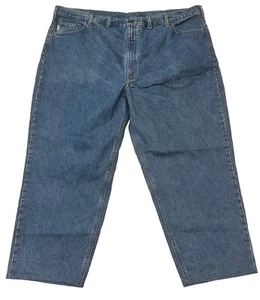 Carhartt Jeans Herren 52x27,5 blau Denim BIG & TALL B17-DST *GESÄUMT KURZ - Bild 1 von 13