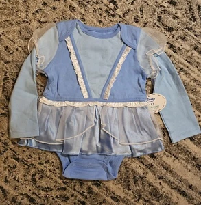 NEW Disney Store Baby Cinderella Costume Dress Bodysuit 18/24 Months Princess - Picture 1 of 1