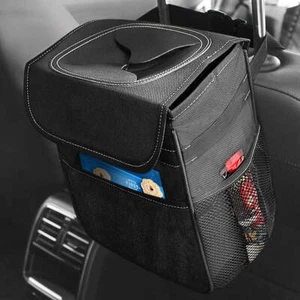 Multipurpose Car Trash Can Garbage Bag For Vehicle Portable Leak Back Seat 2GL - Picture 1 of 14