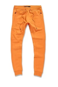 New Men's Jordan Craig Uptown Jogger Sweatpants Orange Size 3XL! - Picture 1 of 1