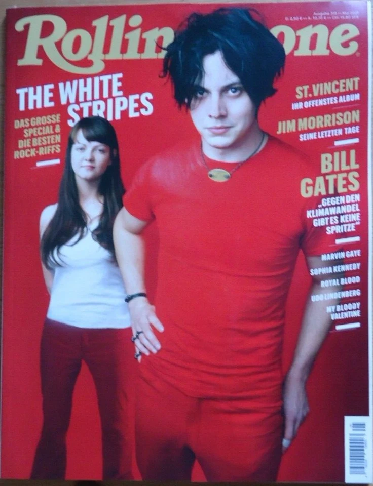 Rolling Stone No. 319, May 2021. THE WHITE STRIPES. - Image 1 of 1