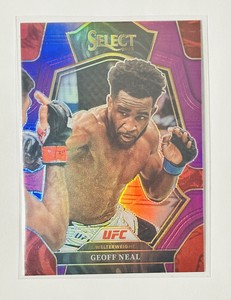 2023 Panini Select UFC Premier Level PURPLE Prizm #1/99 GEOFF NEAL