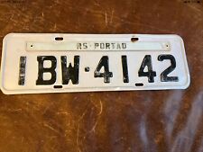 Brazil 🇧🇷 Brazilian ￼BRASIL License Plate. MERCOSUL Tag. Excellent  Condition